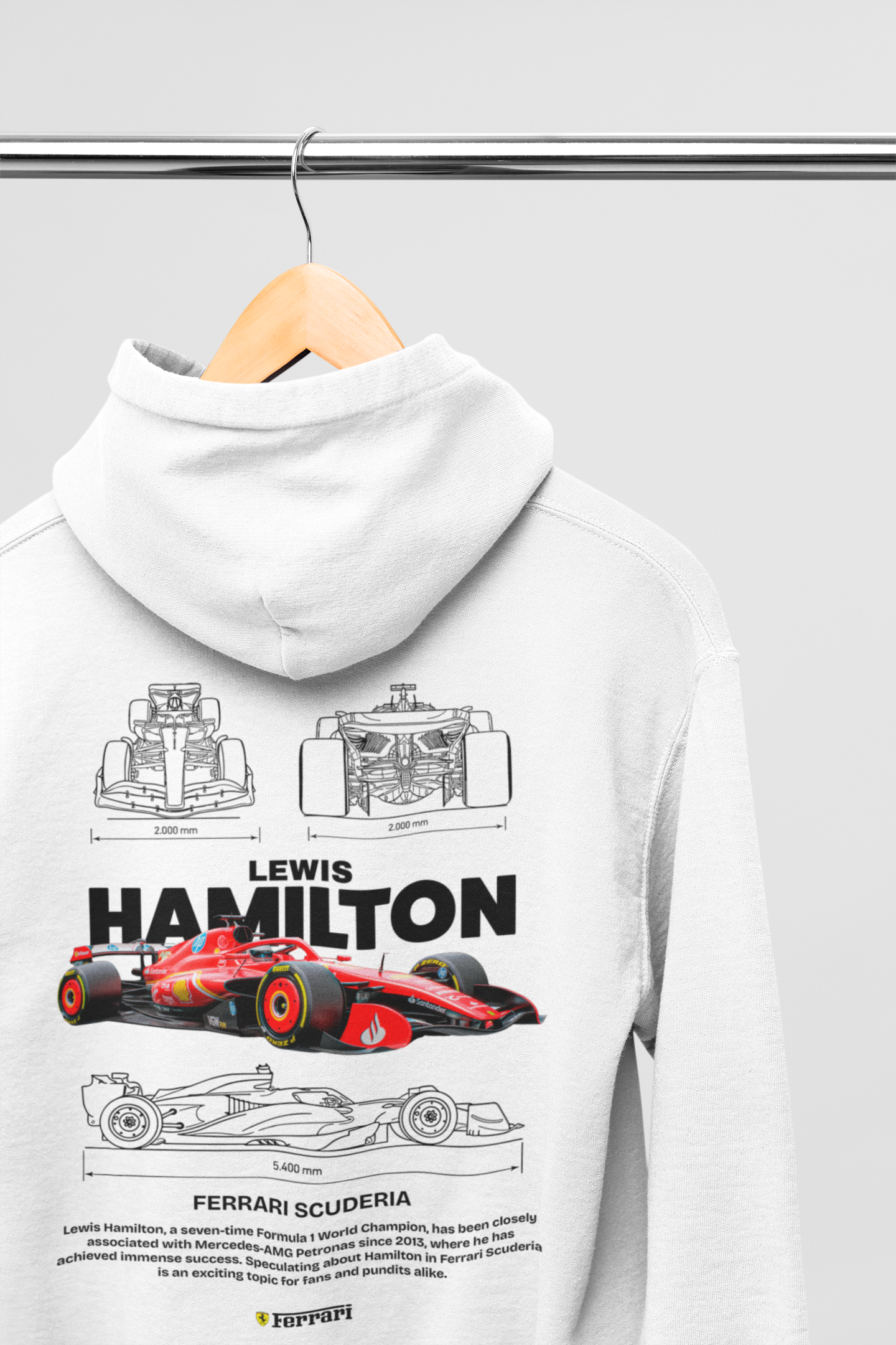 Ferrari: Lewis Hamilton - hoodie
