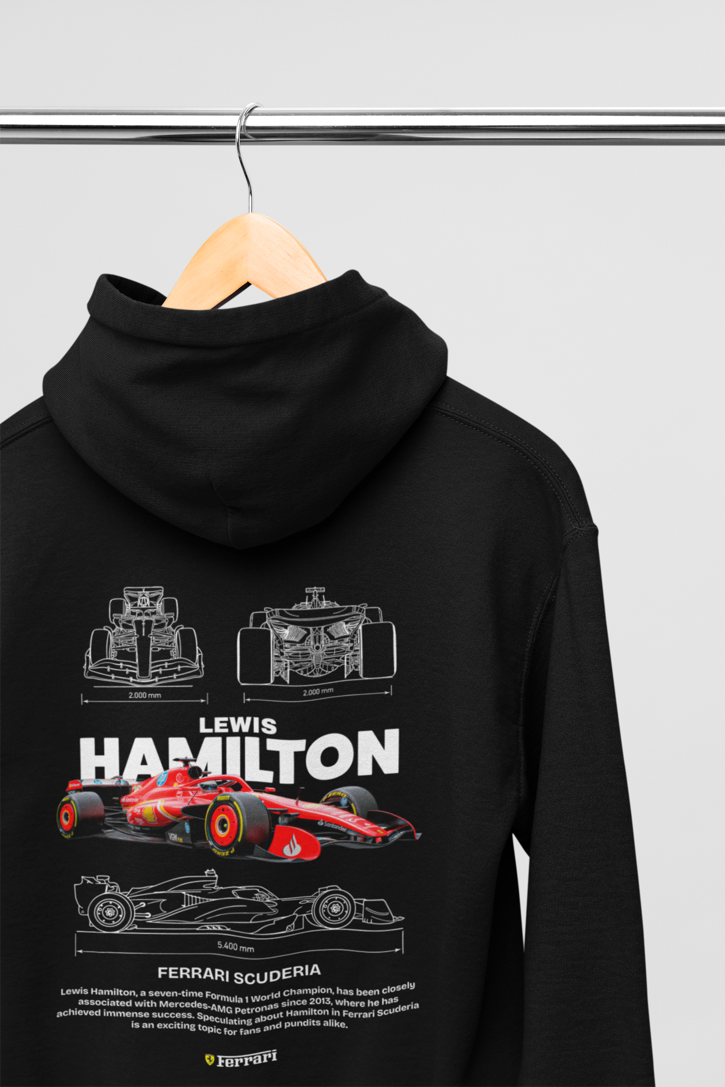 Ferrari: Lewis Hamilton - hoodie