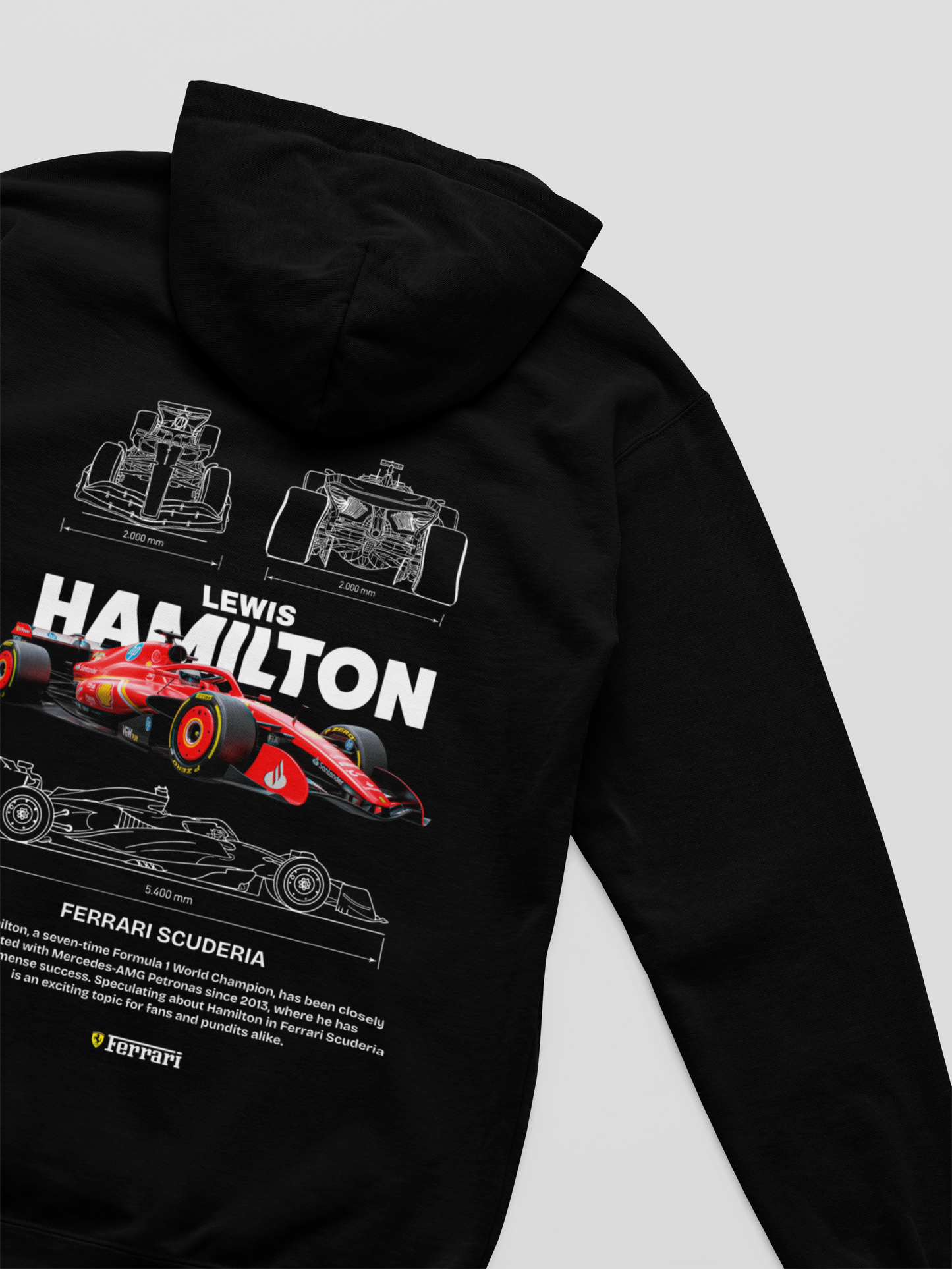 Ferrari: Lewis Hamilton - hoodie