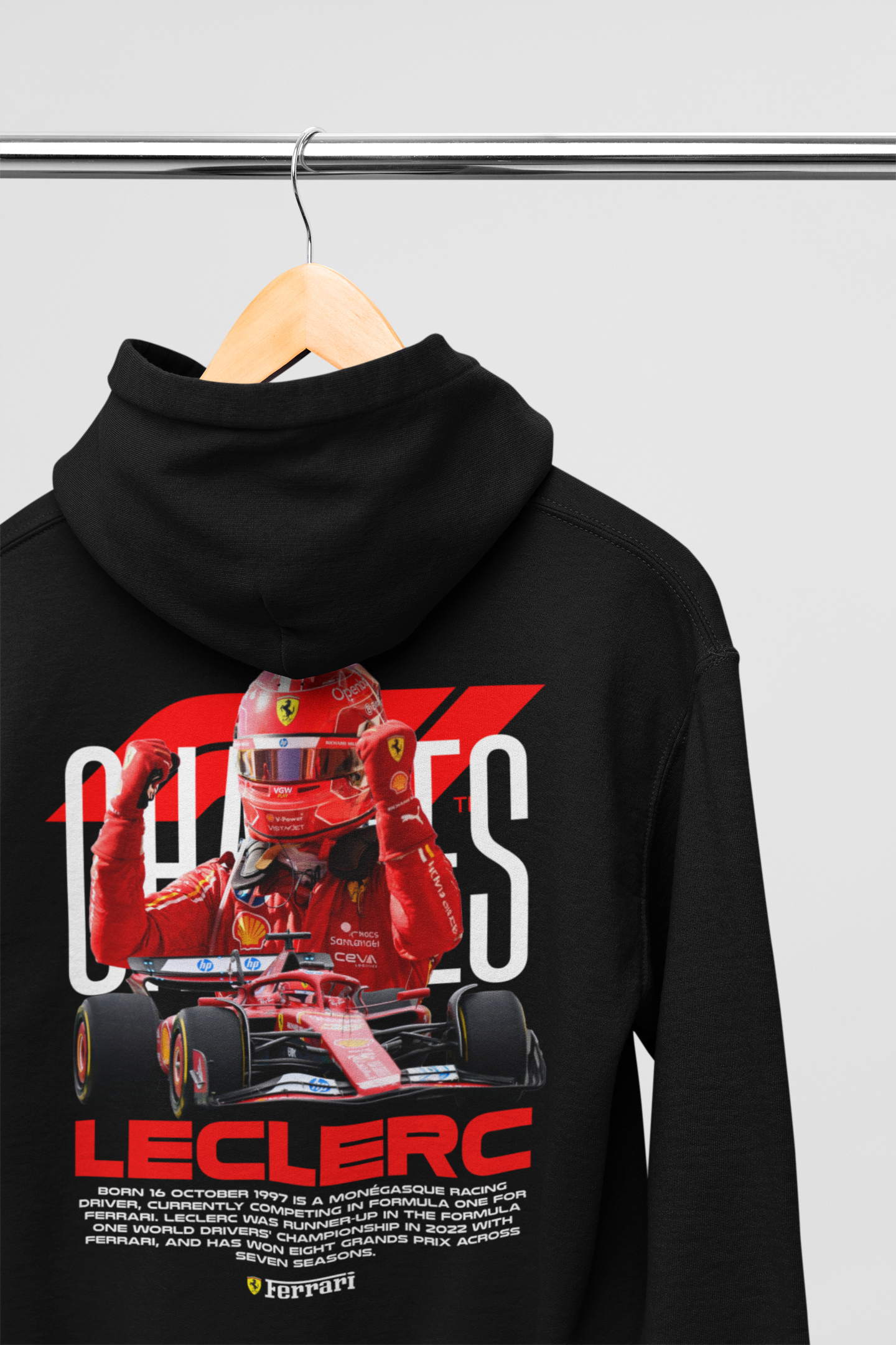 Ferrari: Charles Leclerc - hoodie